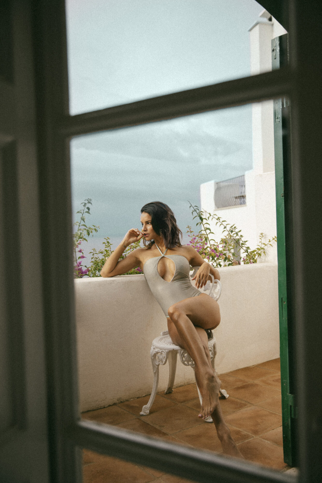 Shine swimsuit Aquamarine