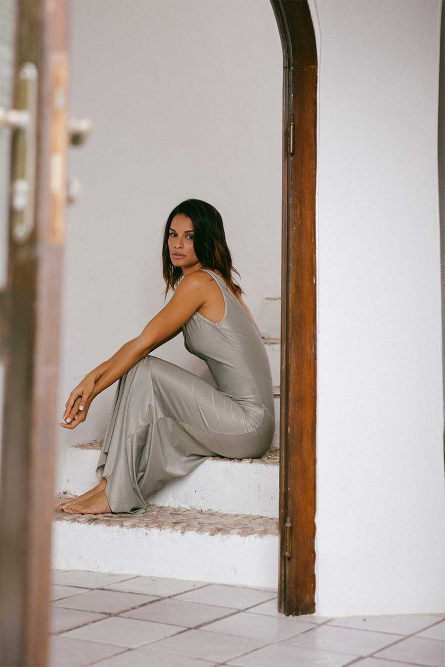 Shine dress Aquamarine