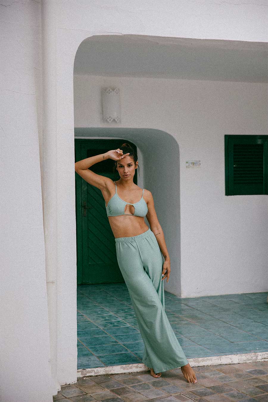 Shine high bikini Platinum